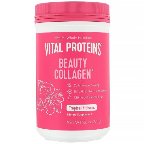 Vital Proteins, Beauty Collagen, Tropical Hibiscus, 11.5 oz (325 g)