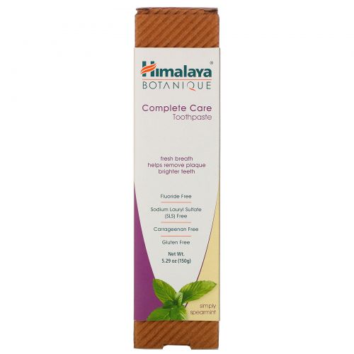 Himalaya Herbal Healthcare, Зубная паста для комплексного ухода за полостью рта, Simply Spearmint, 5,29 унции (150 г)