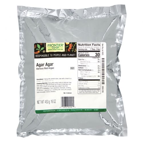 Frontier Natural Products, Порошкообразный агар агар 16 унции (453 г)