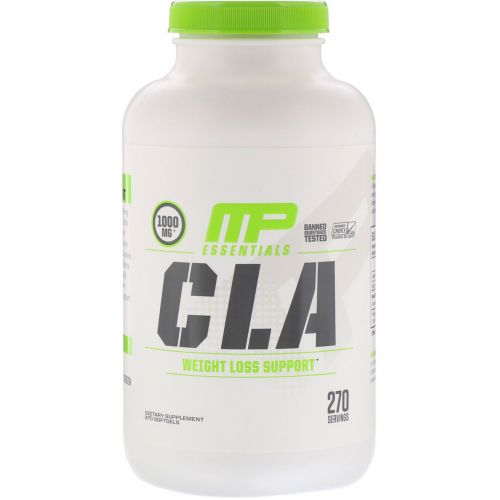 MusclePharm, Essentials, CLA, 1000 mg, 270 Softgels