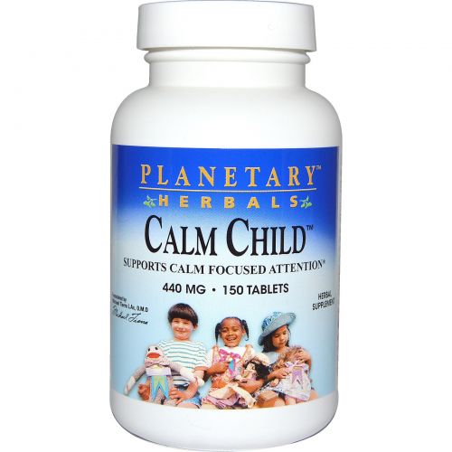 Planetary Herbals, Успокаивающее для детей, 440 мг, 150 таблеток