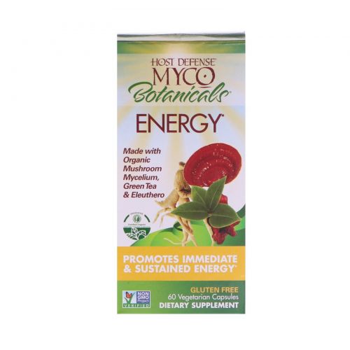 Fungi Perfecti, MycoBotanicals, Energy , 60 Vegetarian Capsules