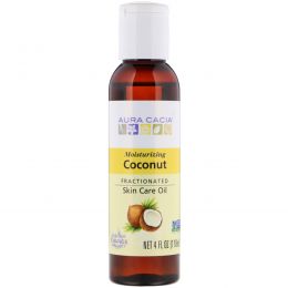 Aura Cacia, Fractionated Skin Care Oil, Coconut, 4 fl oz (118 ml)
