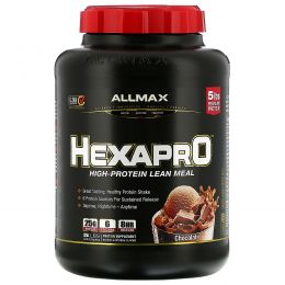 ALLMAX Nutrition, Hexapro, смесь из 6 протеинов ультрапремиального качества, шоколад, 2,27 кг (5 фунтов)
