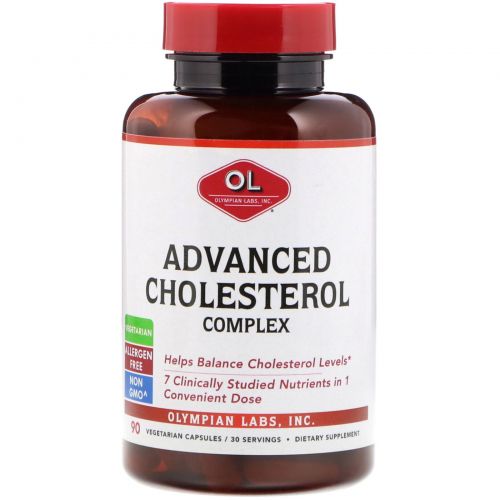 Olympian Labs Inc., Advanced Cholesterol Complex, 90 Vegetarian Capsules