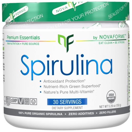 NovaForme, Certified USDA Organic Spirulina, 5.29 oz (150 g)