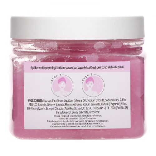 Sunday Rain, Scrub Away, Body Scrub, Acai Berry, 8.8 oz (250 g)