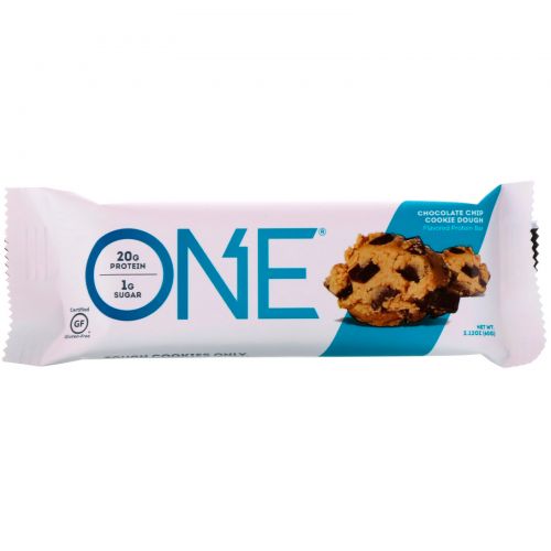 Oh Yeah!, One Bar, Chocolate Chip Cookie Dough Flavor, 12 Bars, 2.12 oz (60 g) Each