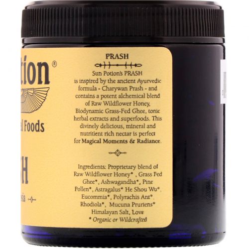 Sun Potion, California Prash, Тонизирующая Смесь из Трав, Топленого Масла и меда, 144 г