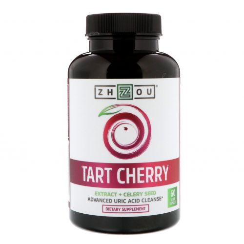 Zhou Nutrition, Tart Cherry Extract + Celery Seed, 60 Veggie Capsules