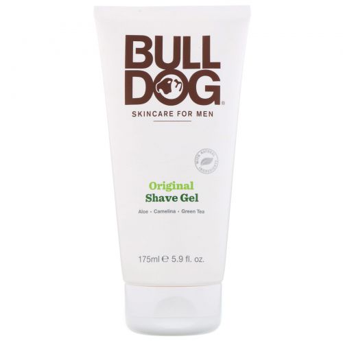 Bulldog Skincare For Men, Оригинальный гель для бритья, 175 мл