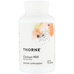 Thorne Research, Choleast -900, Поддержка сердечно-сосудистой системы 120 овощных капсул