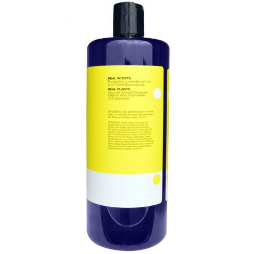 EO Products, Hand Soap, Refill, Lemon & Eucalyptus 32 fl oz (946 ml)