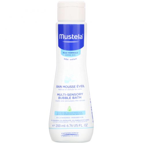 Mustela, Baby. Multi Sensory Bubble Bath, 6.76 fl oz (200 ml)