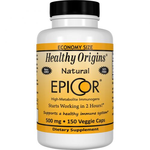 Healthy Origins, EpiCor, 500 мг, 150 вегетарианских капсул