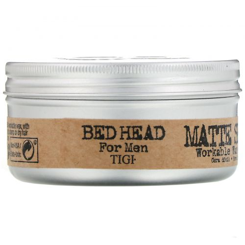 TIGI, Bed Head, Matte Separation, мужская серия, воск для укладки волос, 85 г (3 унции)