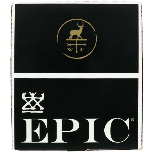 Epic Bar, Venison Sea Salt Pepper Bar, 12 Bars, 1.5 oz (43 g) Each