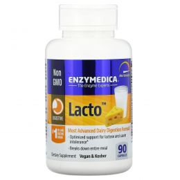 Enzymedica, Lacto, 90 капсул