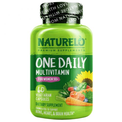 NATURELO, One Daily Multivitamin for Women 50+, 60 Vegetarian Capsules