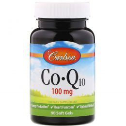 Carlson Labs, CO-Q10, 100 mg, 90 Soft Gels