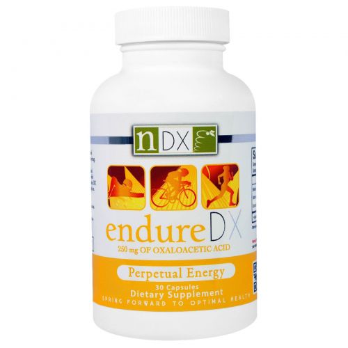 Natural Dynamix, Добавка Вечная Энергия и Выносливость Endure DX, 30 капсул