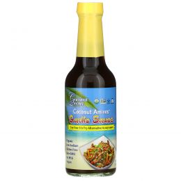 Coconut Secret, Coconut Aminos, чесночный соус, 10 жидких унций (296 мл)