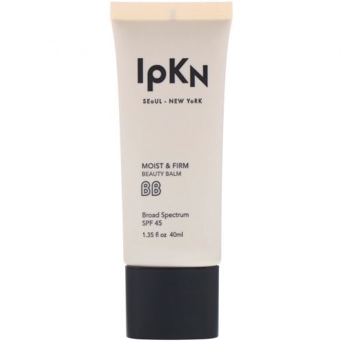 IPKN, Moist & Firm BB SPF 45, Light/Medium, 1.35 fl oz (40 ml)