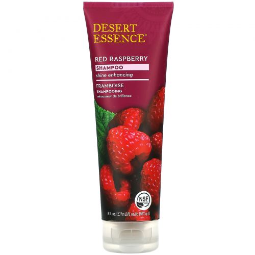 Desert Essence, Органический, Шампунь с красной малиной, 8 жидких унций (237 мл)