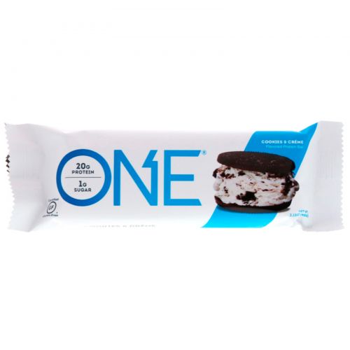 Oh Yeah!, One Bar, Cookies & Cream, 12 Bars, 2.12 oz (60 g) Each