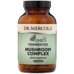 Dr. Mercola, Добавки Высшего Качества, Вся Еда Грибной Комплекс, 90 Капсул