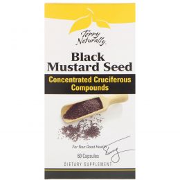 EuroPharma, Terry Naturally, Black Mustard Seed, 60 Capsules