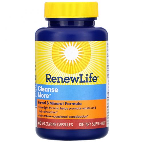 Renew Life, CleanseMore, 60 растительных капсул