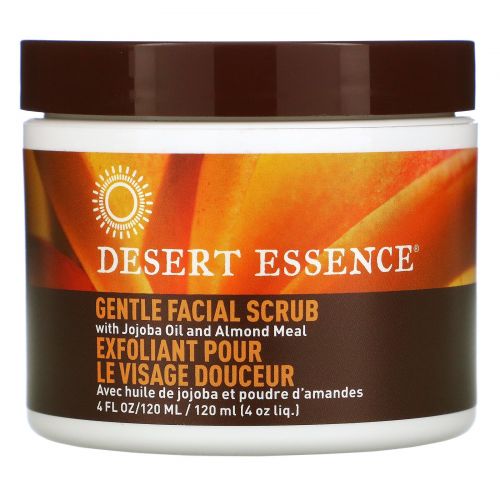 Desert Essence, Нежный стимулирующий скраб для лица , 4 жидких унции (120 мл)