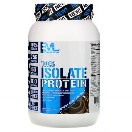 EVLution Nutrition, 100% изолят, двойной насыщенный шоколад, 726 г (1,6 фунта)