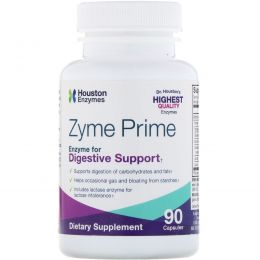 Houston Enzymes, Zyme Prime, мультиэнзимы, 90 капсул