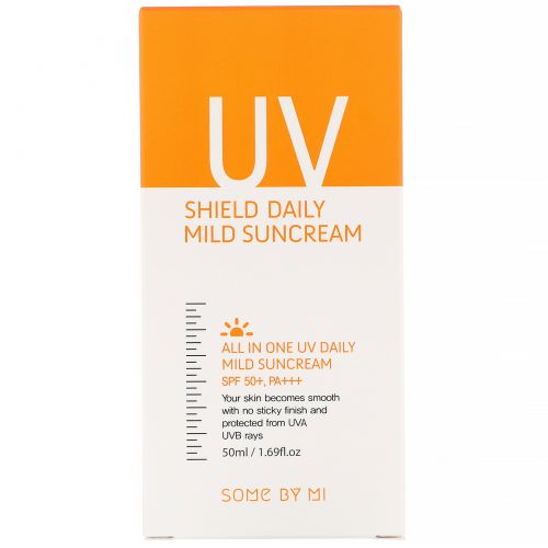 Some By Mi, UV Shield Daily Mild Suncream, SPF 50+ PA+++, 1.69 fl oz (50 ml)