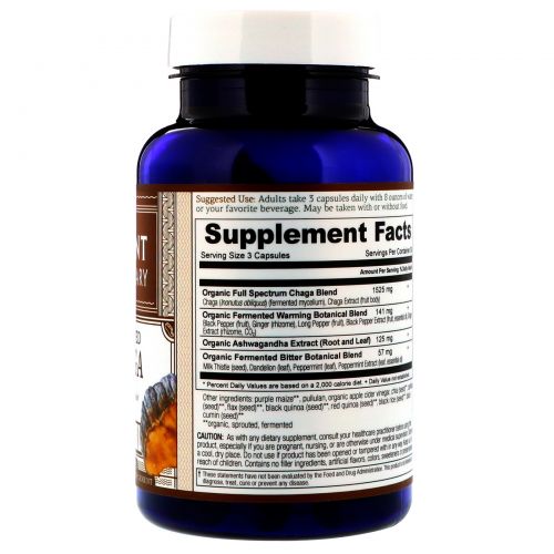 Ancient Apothecary, Fermented Chaga, 90 Capsules