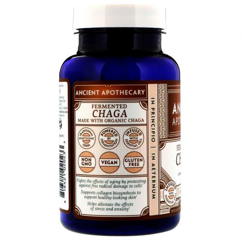 Ancient Apothecary, Fermented Chaga, 90 Capsules