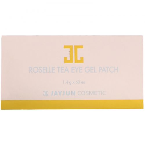 Jayjun Cosmetic, Roselle Tea Eye Gel Patch, 60 Patches, 1.4 g Each