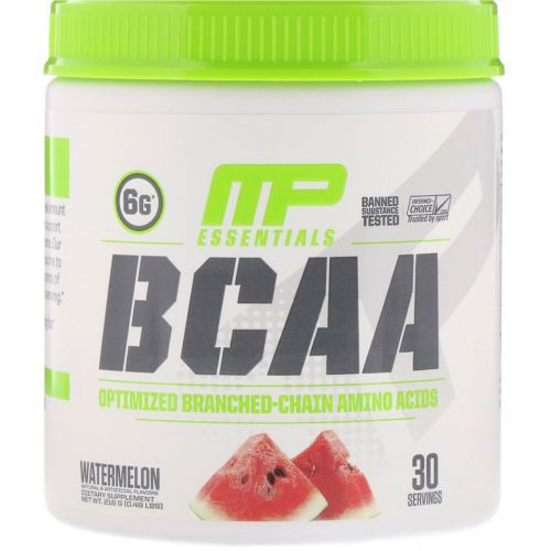 MusclePharm, BCAA Essentials, Watermelon, 0.48 lbs (216 g)