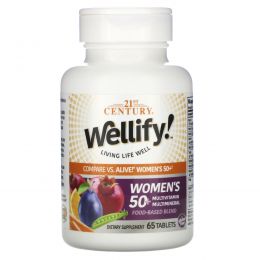 21st Century, Wellify, для женщин старше 50 лет, мультивитамины и мультиминералы, 65 таблеток