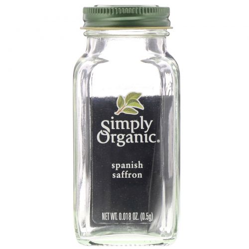 Simply Organic, Испанский шафран, 0,5 г