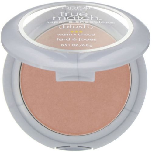 L'Oreal, Румяна True Match Super-Blendable Blush, оттенок W3-4 «Легкий румянец», 6 г