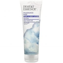 Desert Essence, Органика, Неароматизированный лосьон для рук и тела, 8 жидких унций (237 мл)