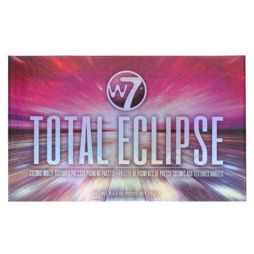 W7, Total Eclipse, Cosmic Multi-Textured Pressed Pigment Palette, 0.63 oz (18 g)