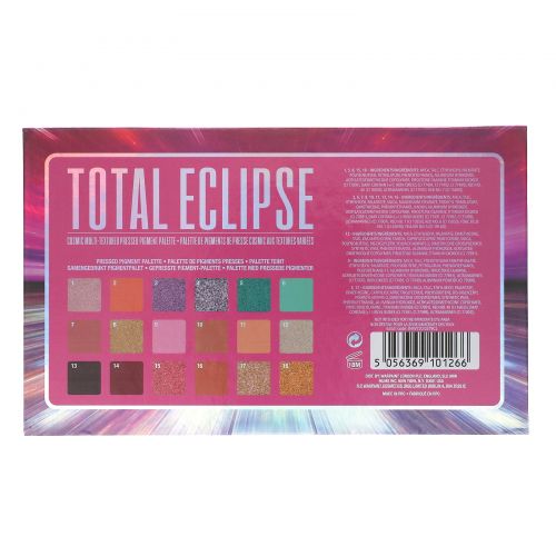 W7, Total Eclipse, Cosmic Multi-Textured Pressed Pigment Palette, 0.63 oz (18 g)