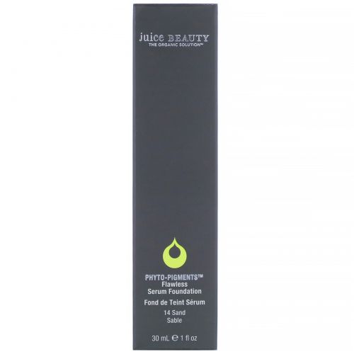 Juice Beauty, Phyto-Pigments, Flawless Serum Foundation, 14 Sand , 1 fl oz (30 ml)