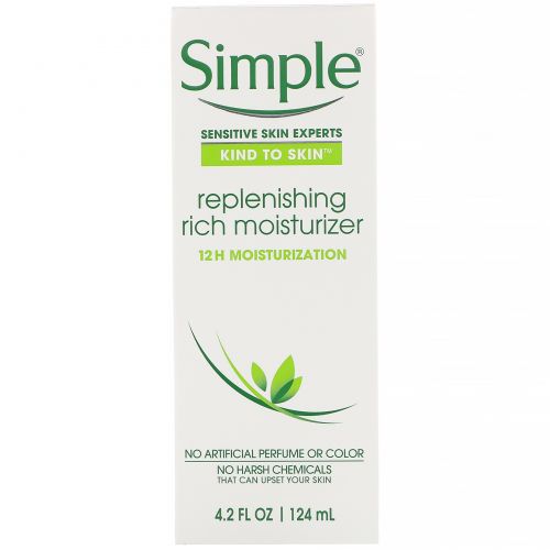 Simple Skincare, Регенерирующий глубоко увлажняющий крем, 4,2 унции (124 мл)