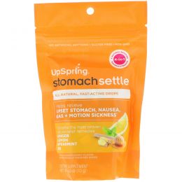 UpSpring, Stomach Settle, Lemon-Ginger Drops, 4.0 oz (112 g)