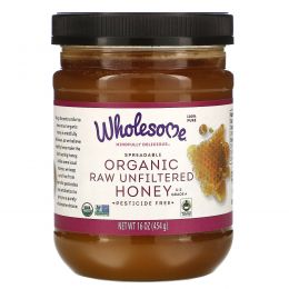Wholesome Sweeteners, Inc., Органический натуральный мед, 16 унций (454 г)